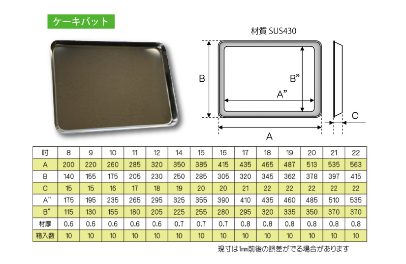 ケーキバット